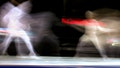 Anne Cebula (left) and Holly Buechel fence in the epee gold medal final during the USA Fencing Division I National Championships at the Greater Richmond Convention Center on April 11, 2016 in Richmond, Virginia. - Fox News