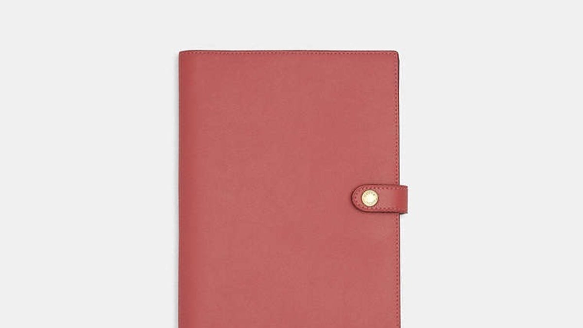 Coach's timeless and elegant leather journal beautifully captures her thoughts, ideas and memories.