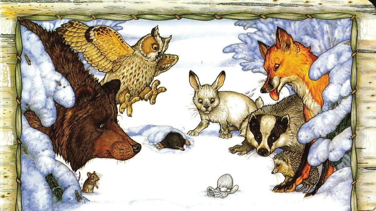 This beautifully illustrated book about a lost mitten shares a special message about animals.