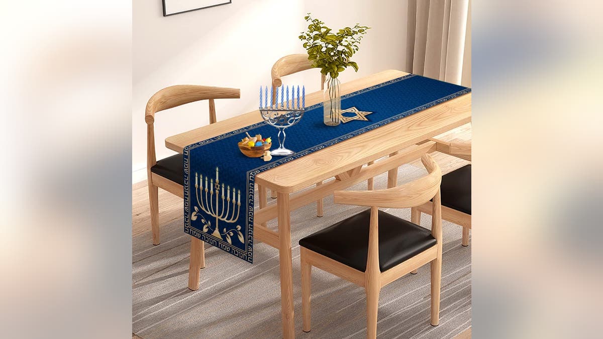 Set the mood with a beautiful table runner. 