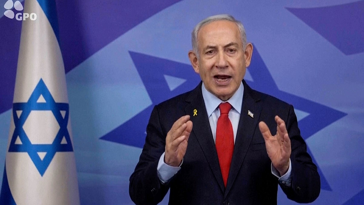 Israeli Prime Minister Netanyahu speaks