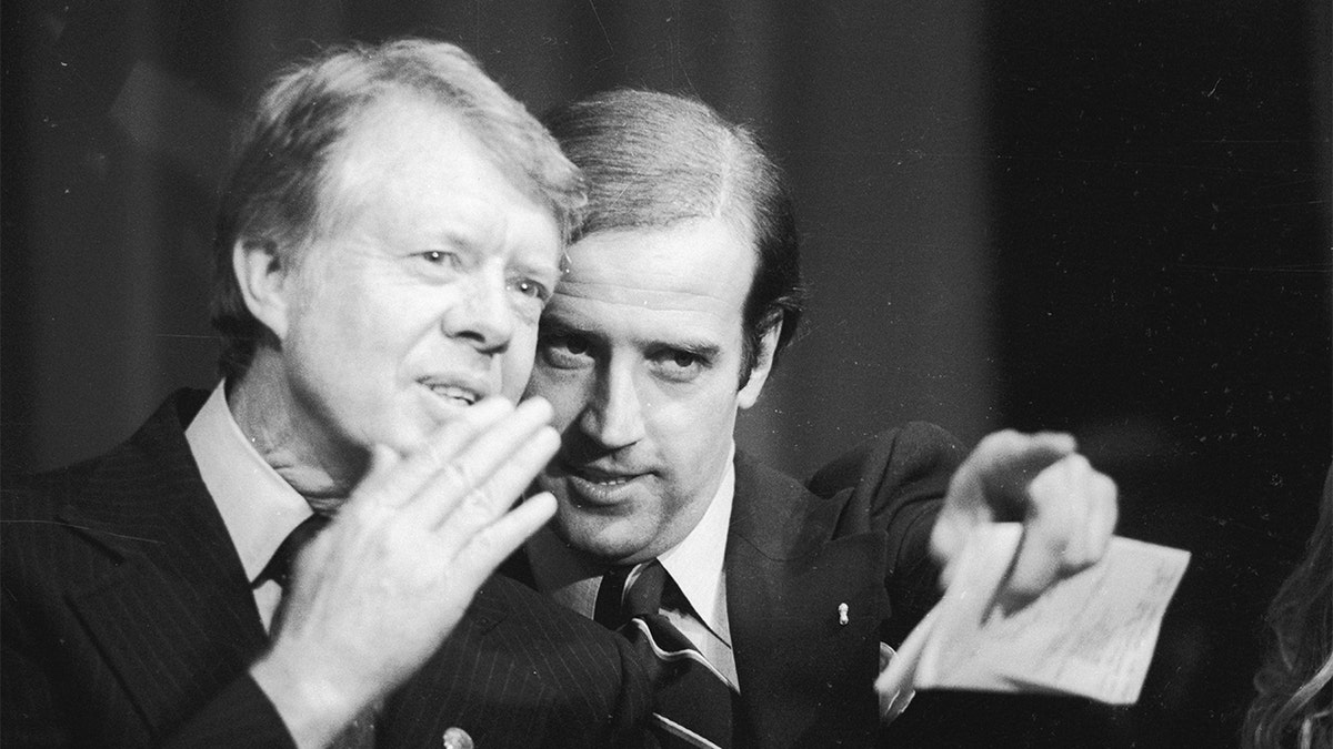 President Carter with then-Sen. Biden in 1980