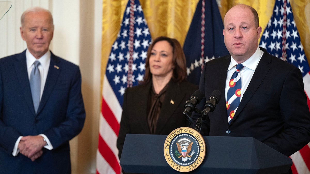 Biden, Harris and Governor Jared Police