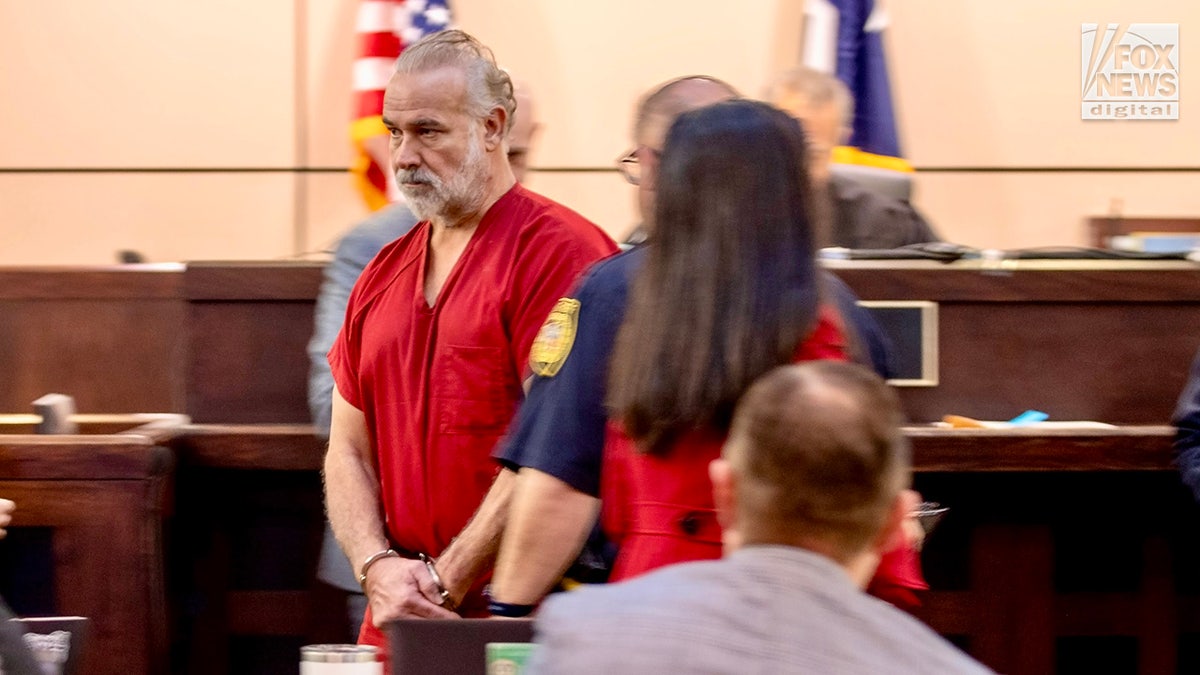 Brad Simpson appears to the court to hear the judgment before Bexar County, Texas