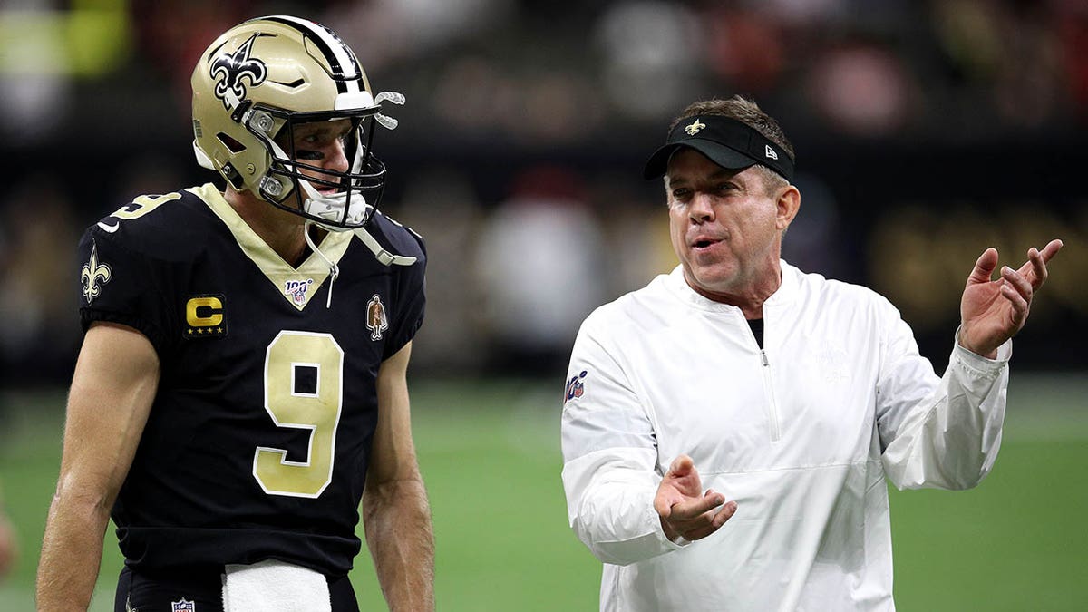 Drew Brees and Sean Payton