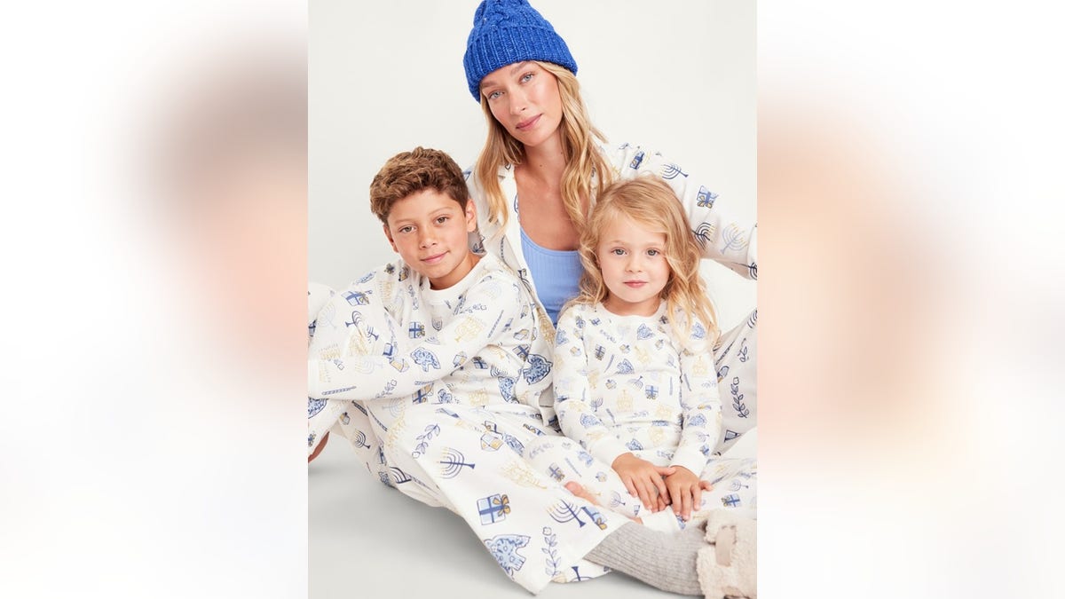 Matching holiday pajamas are a fun gift for everyone. 