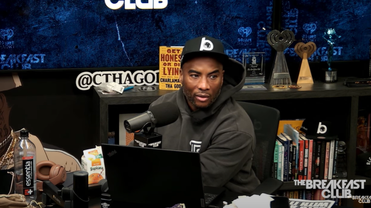 Charlamagne speaks on his radio show