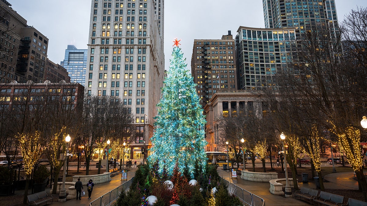 Árvore de Natal em Chicago