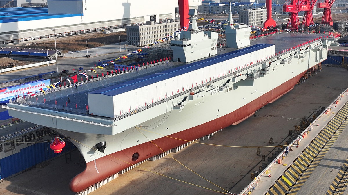 China's first Type 076 amphibious assault ship