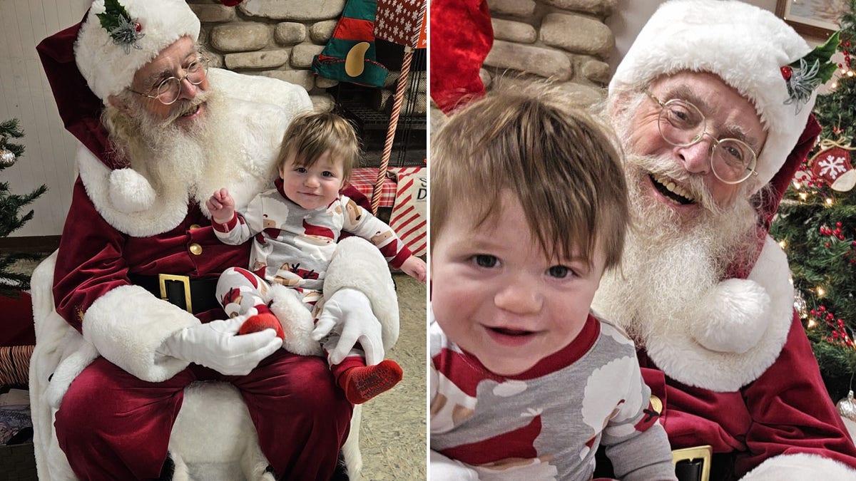 Coulter with Santa