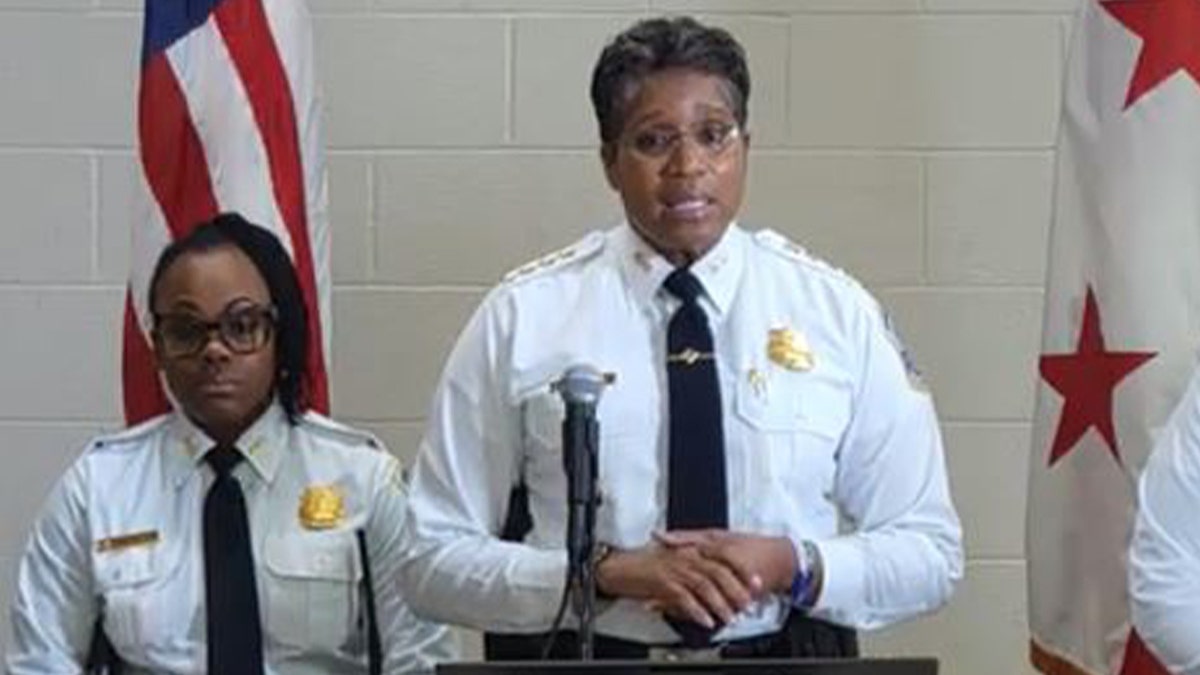 DC Police Chief Pamela Smith speaking