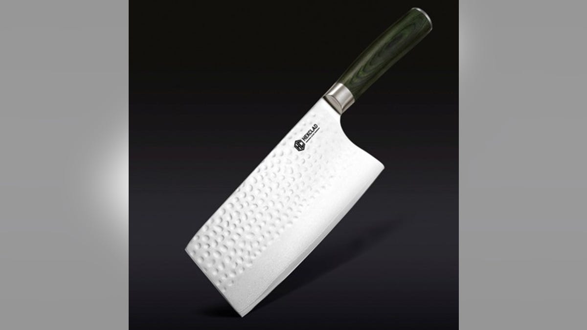 Cut through anything with this cleaver. 