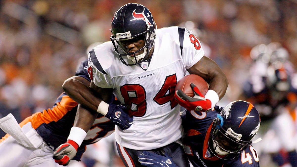 Eric Moulds with the Texans