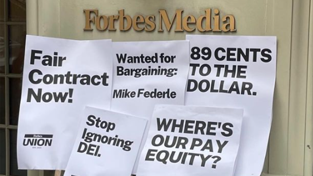 Forbes Union three-day walkout in January 2024