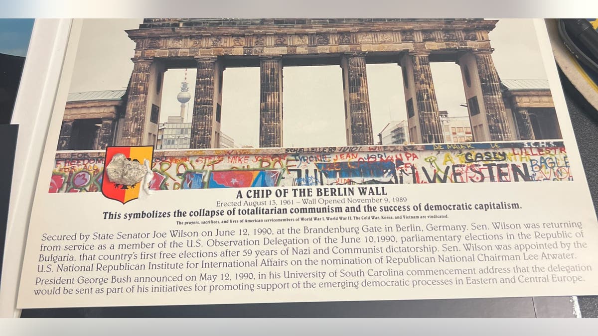 Berlin Wall chip