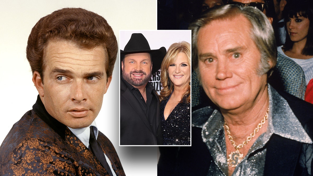 Merle Haggard, George Jones, Garth Brooks and Trisha Yearwood