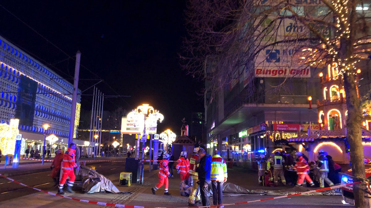 Rescue workers in Germany