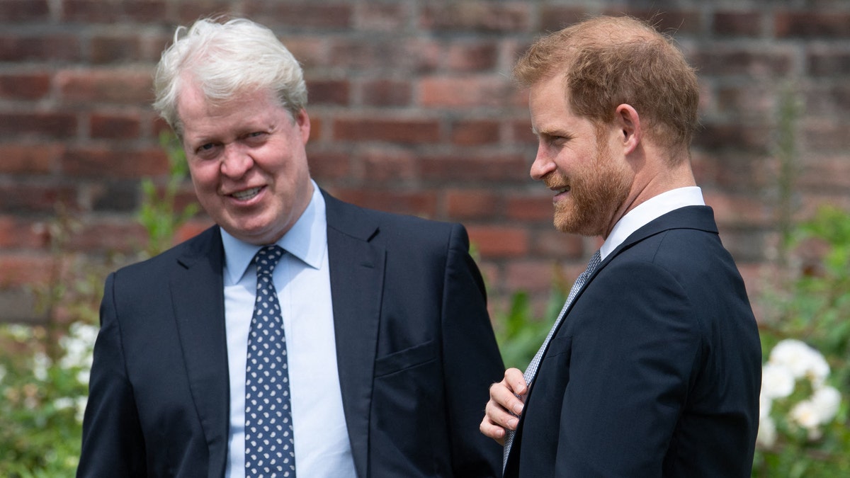 prince harry and earl spencer 