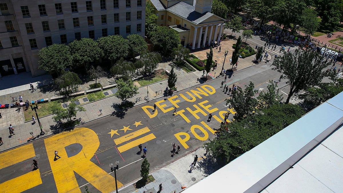 Bowser renamed the street by the White House "Black Lives Matter Plaza."