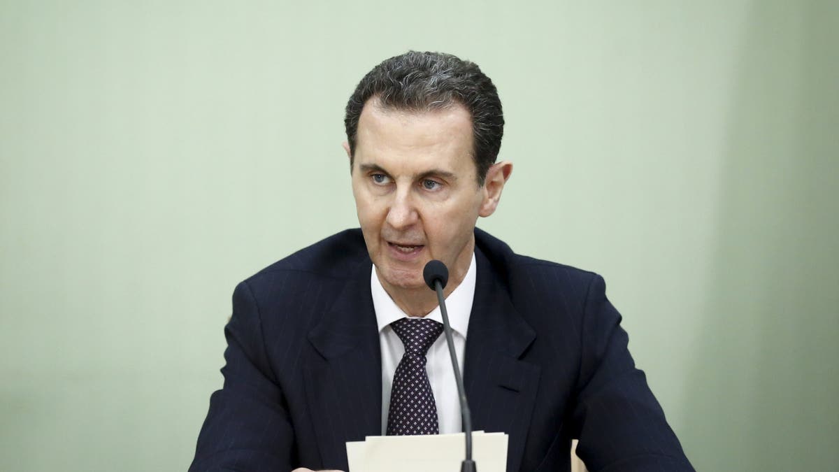 President Bashar al-Assad on May 3, 2023, in Damascus, Syria.