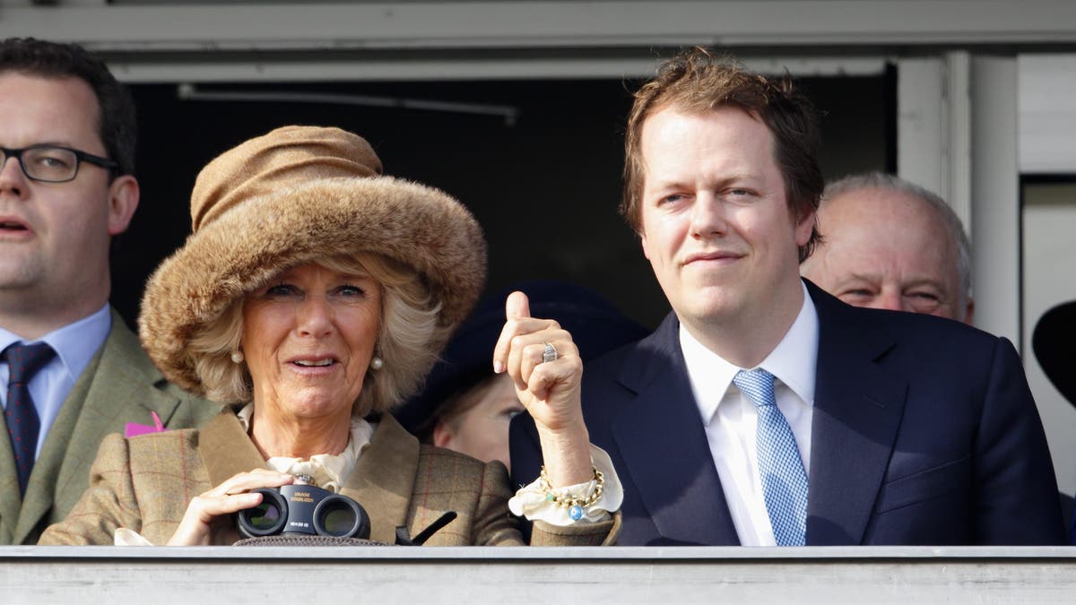 queen camilla with her son thomas parker bowles