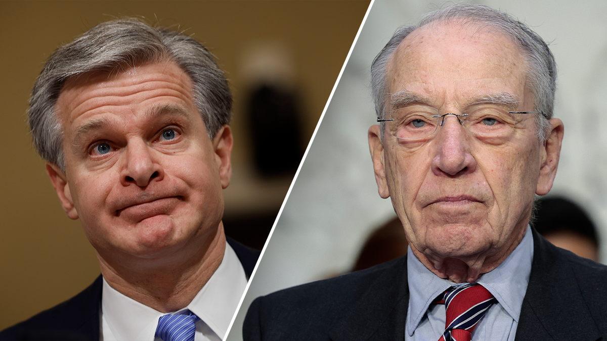 El Senador Grassley y el Director Wray