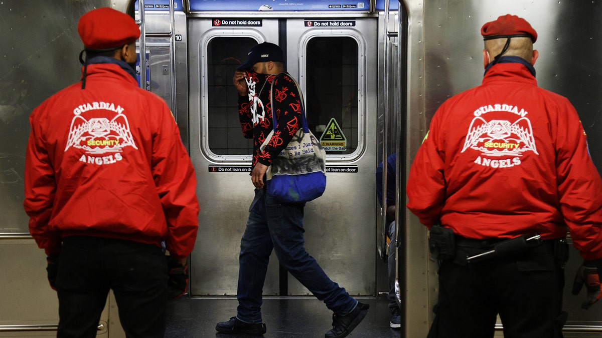 Guardian Angels in the subway system