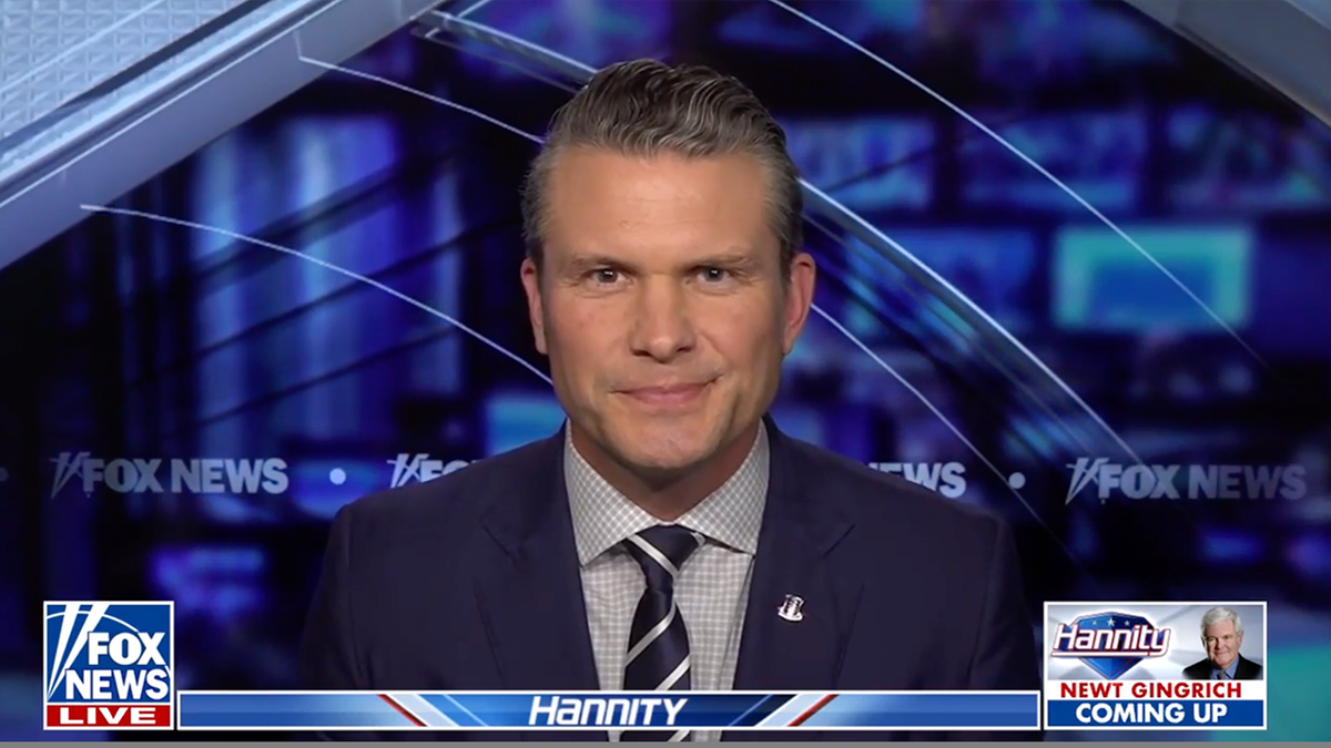 Defense Secretary nominee Pete Hegseth joins Fox News' Sean Hannity. 