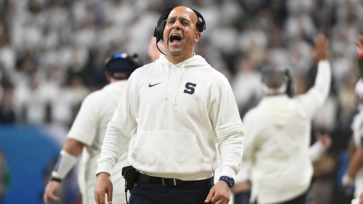 James Franklin yells