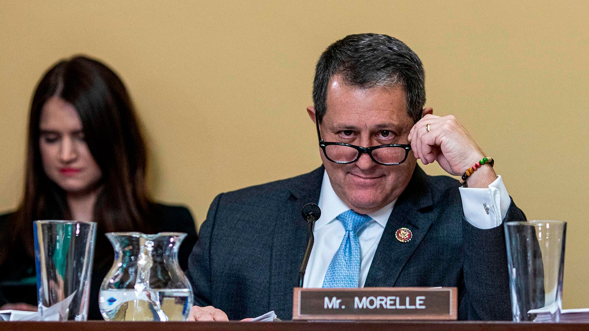 Attorney Joe Morelle during Trump's impeachment hearing