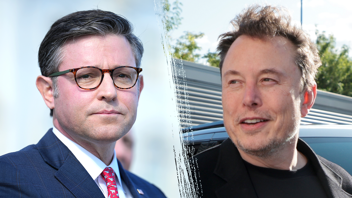 Pembicara Mike Johnson dan Elon Musk membagi gambar