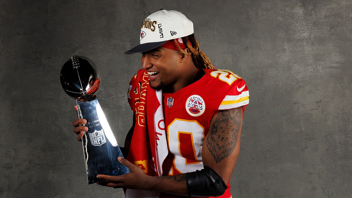 Justin Reid with Lombardi