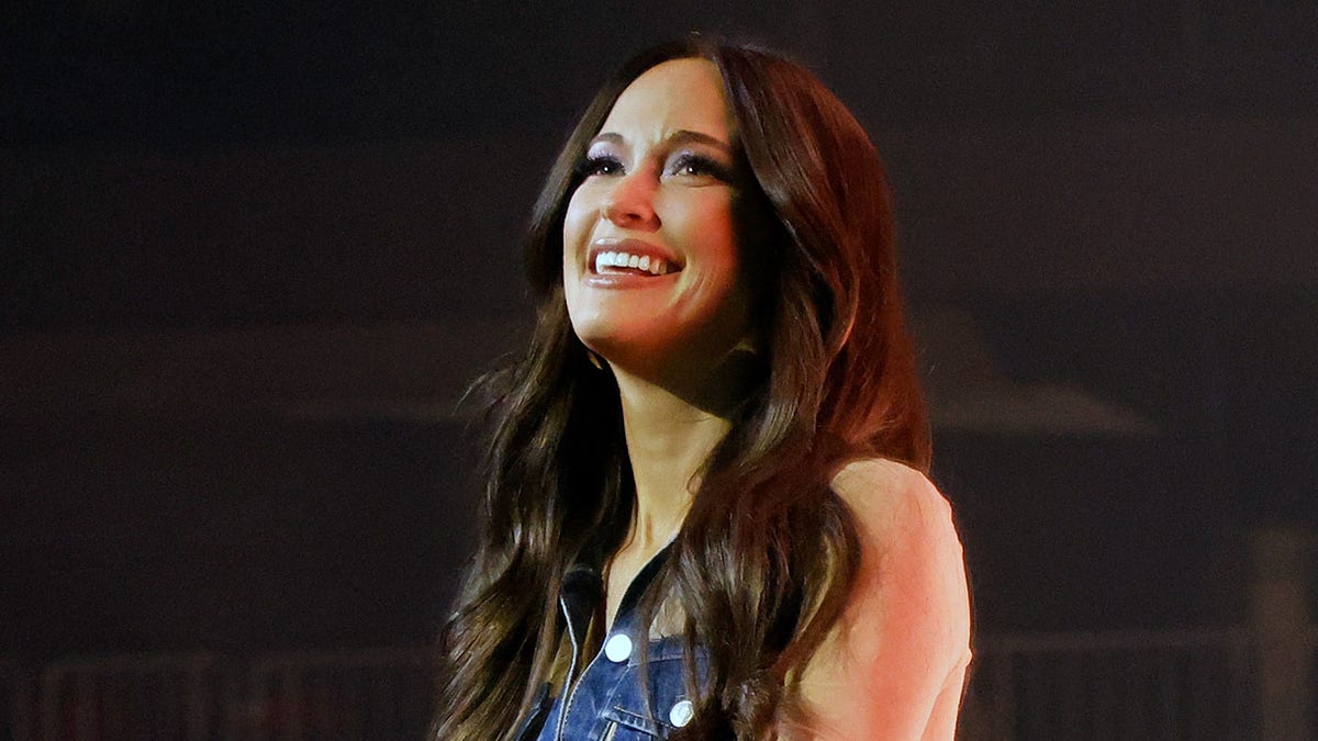 Close up of smiling Kacey Musgraves