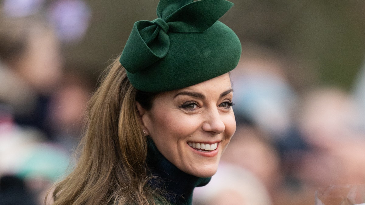 Kate Middleton meeting the public on Christmas Day