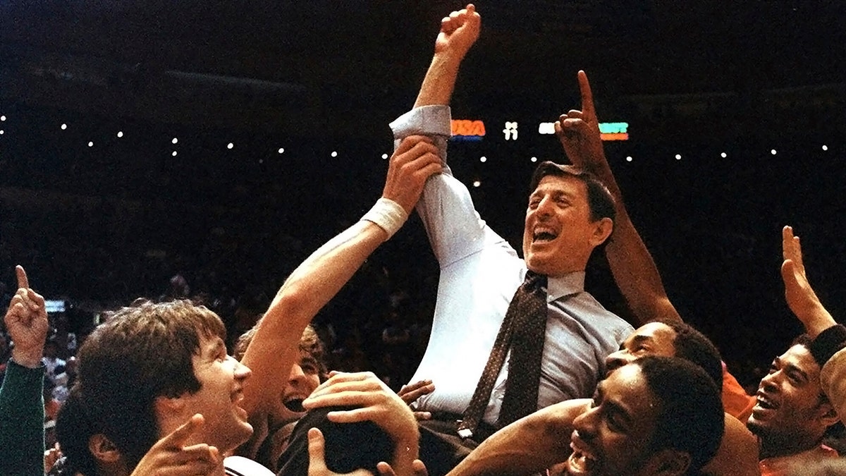 Lou Carnesecca worn by his team