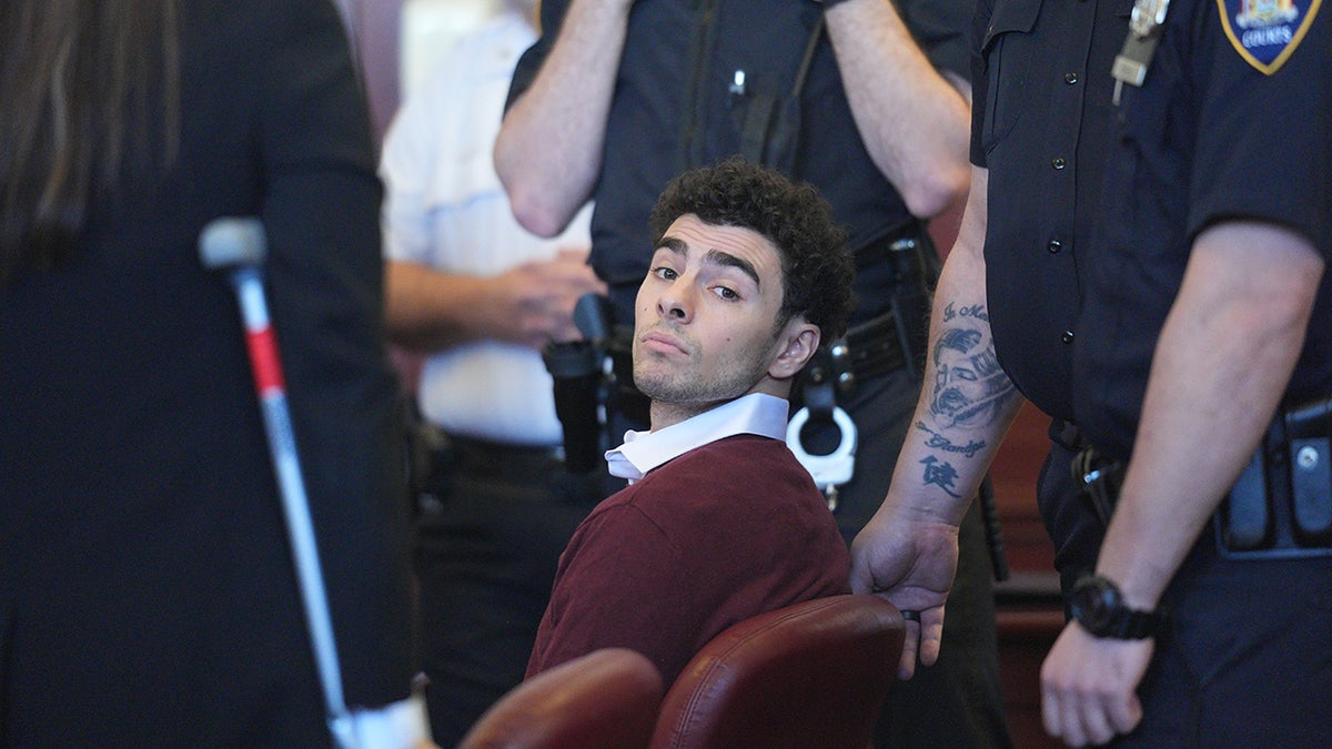 Luigi Mangione appears for his arraignment at Manhattan Criminal Court