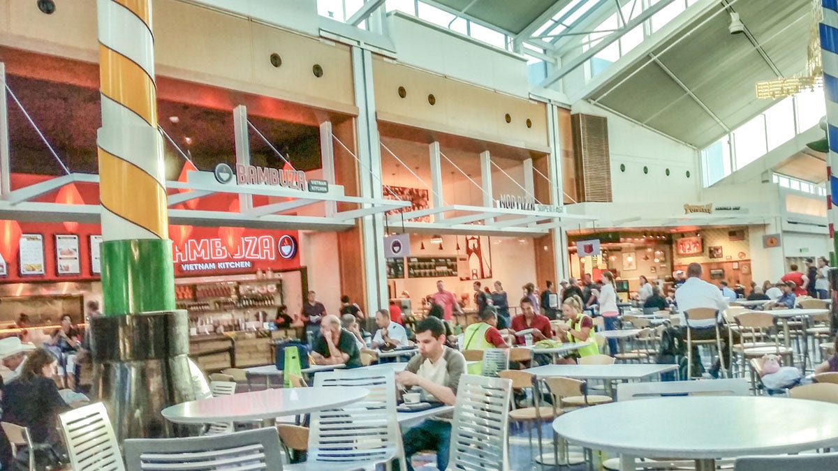 Mall food court