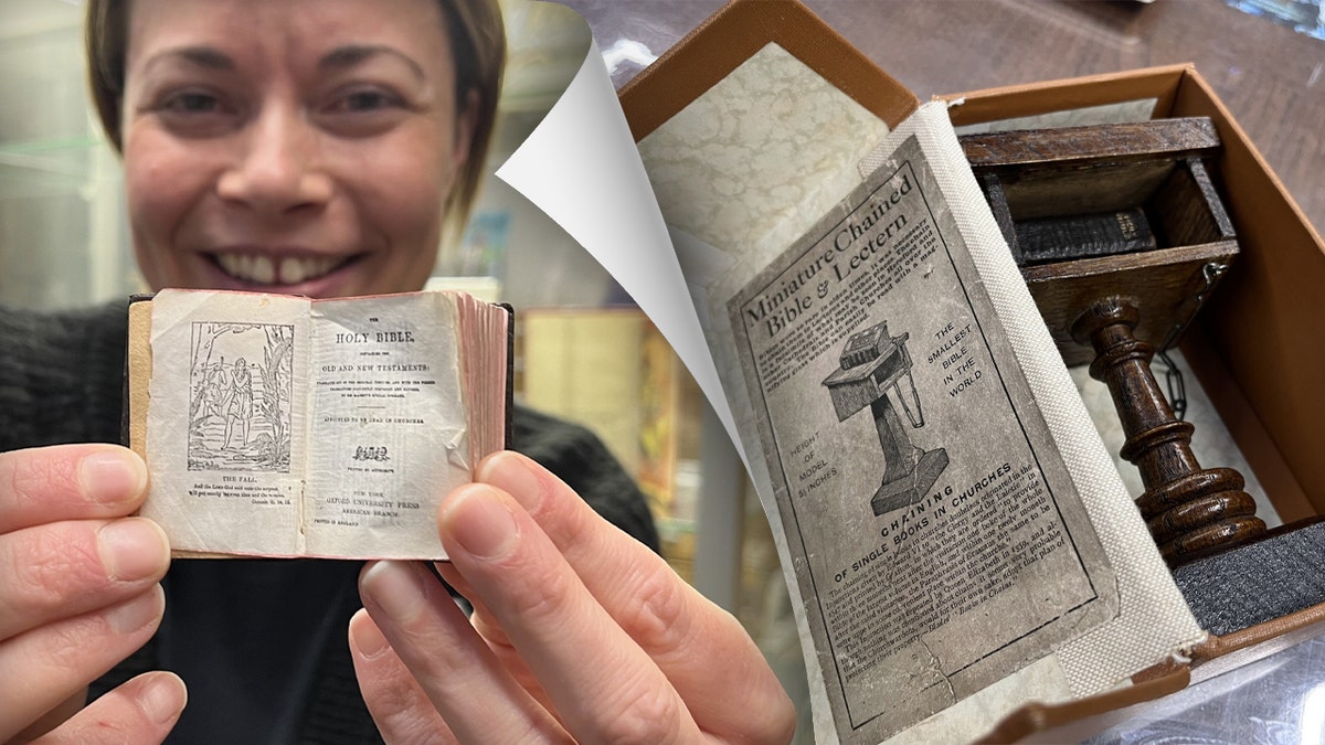 Miniature Bible will be put on display for guests to read the Christmas ...