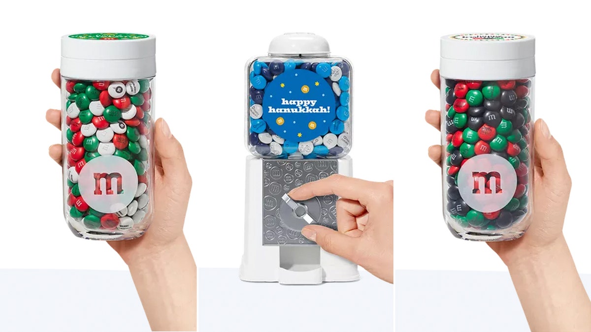 M&M’s christmas and other holiday dispensers