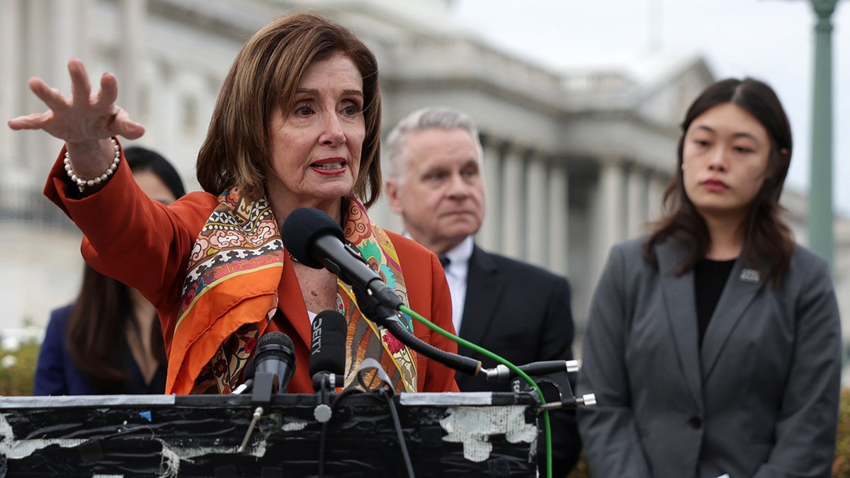 Pelosi speaks in DC