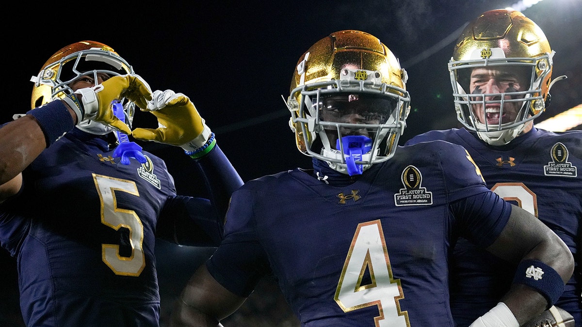 Fighting Irish in playoff