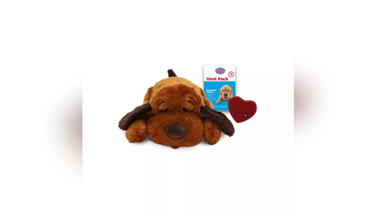 Your dog will love cuddling with this friend.