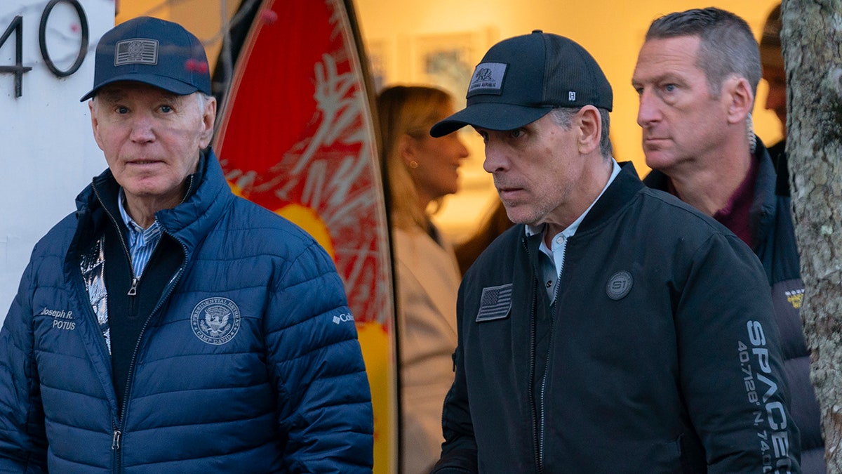 President Biden and Hunter Biden on Nantucket