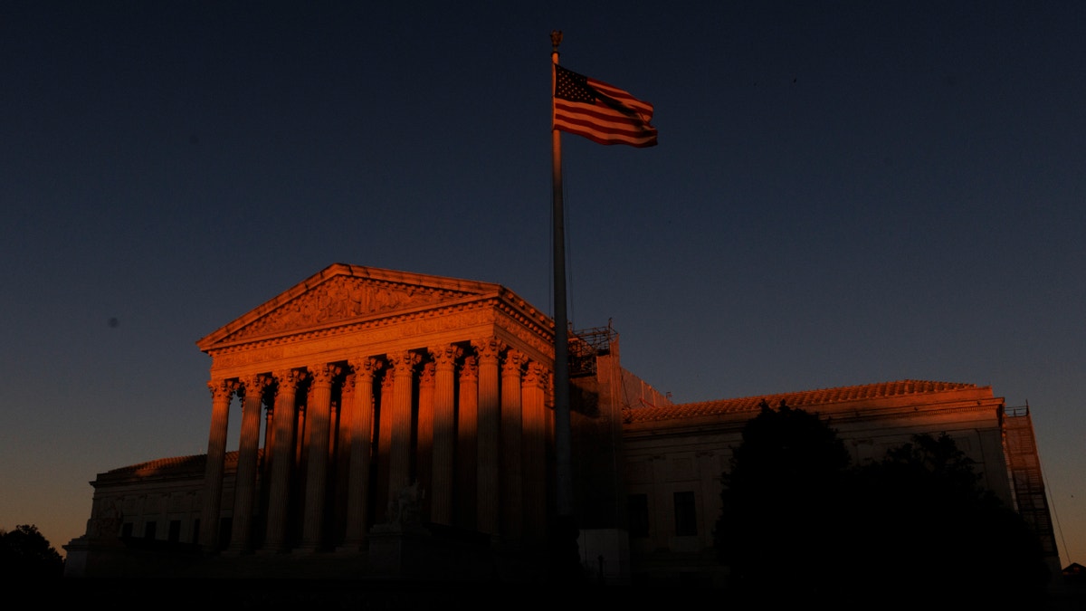 United States Supreme Court at dusk