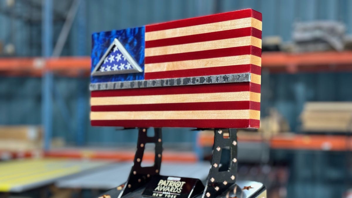 Fox Nation Patriot Awards Wisconsin metal art company who 'chased the