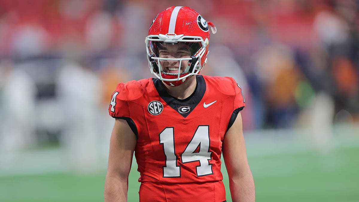 Gunner Stockton on field