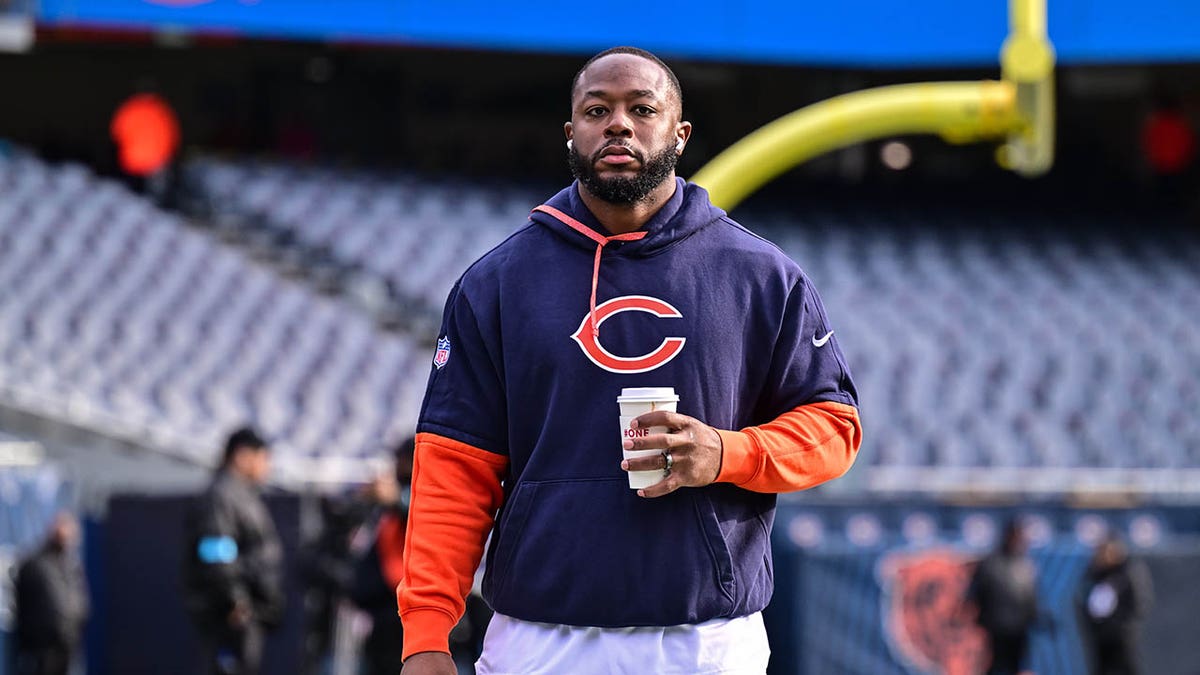 Chicago Bear interim head coach Thomas Brown