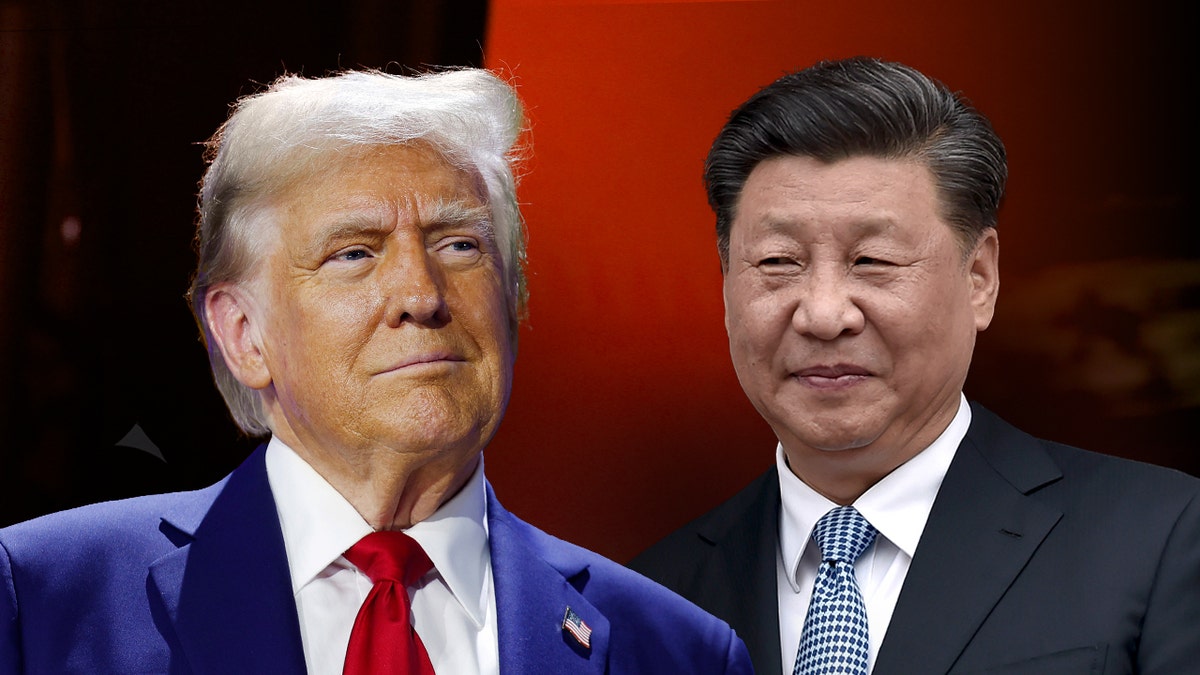 President Donald Trump, left, and Chinese President Xi Jinping.