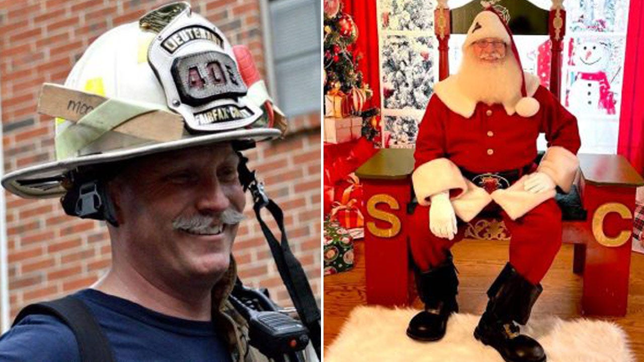 Firefighter dresses as Santa Claus to bring joy to sick kids | Fox