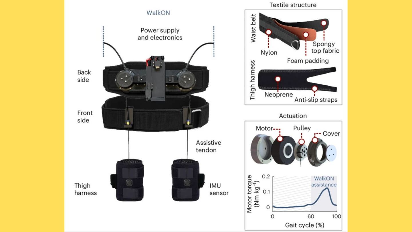 3 robotic shorts give your legs a boost to walk farther and tire less